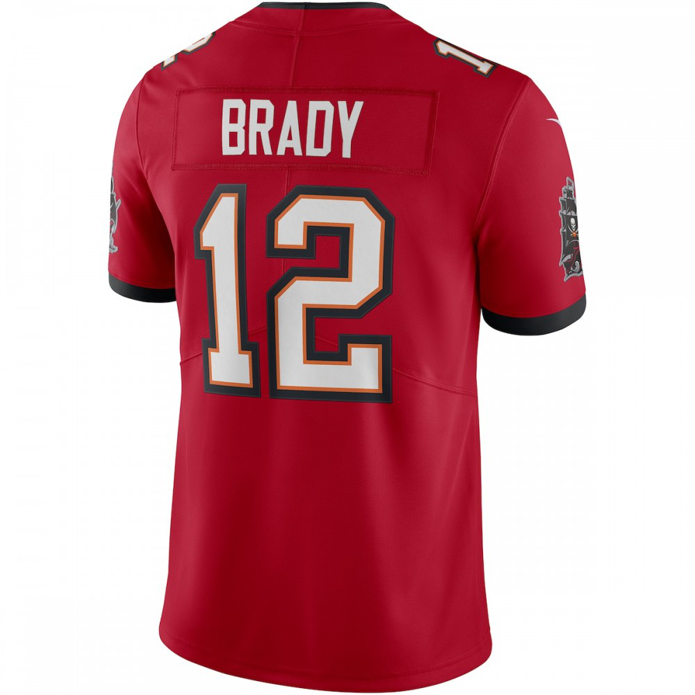 Tom Brady Tampa Bay Buccaneers Nike Vapor Limited Jersey - Red-GridironStore